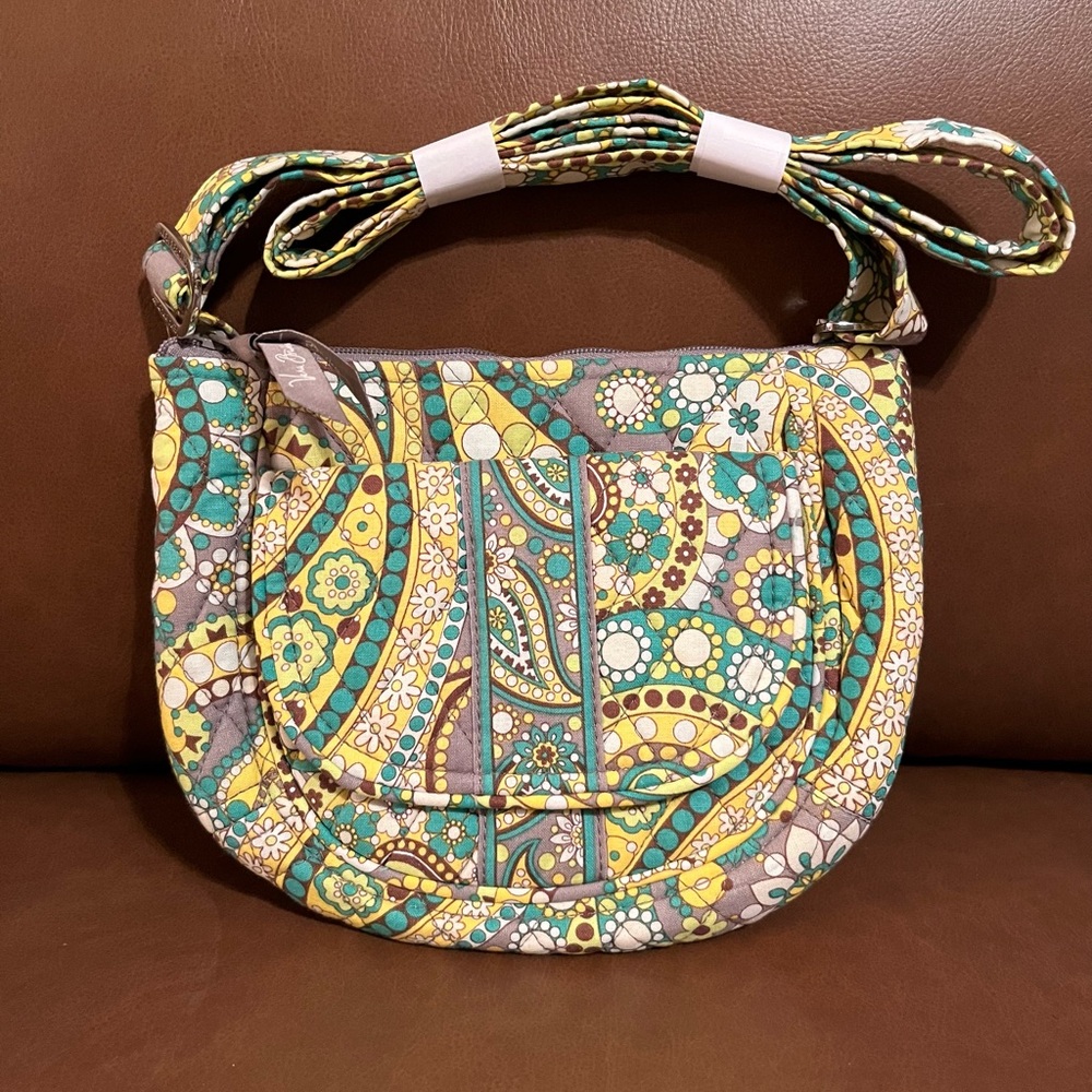 Vera Bradley Saddle Up Crossbody Bag in Retired Lemon Parfait NWOT